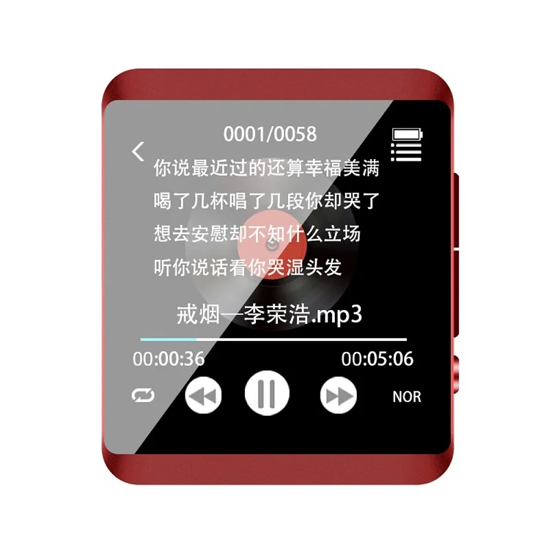 RUIZU M5 Спортивный Bluetooth MP3 плеер 8 ГБ 16 полный сенсорный экран мини музыкальный с