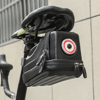 

Mountain Road Bicycle Tail Bag kit Waterproof With Taillight Quick Release 4pcs