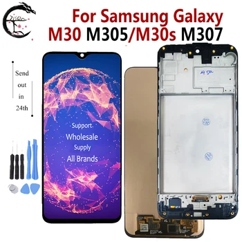 

6.4" OLED LCD For SAMSUNG Galaxy M30 2019 M305 M305F M305G Display M30S M307 M307FN LCD Screen Touch Sensor Digitizer Assembly