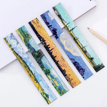 

Painting Magnet Ruler Cute 18cm Bendable Measuring Drawing Tool Promotional Stationery gift school supplies