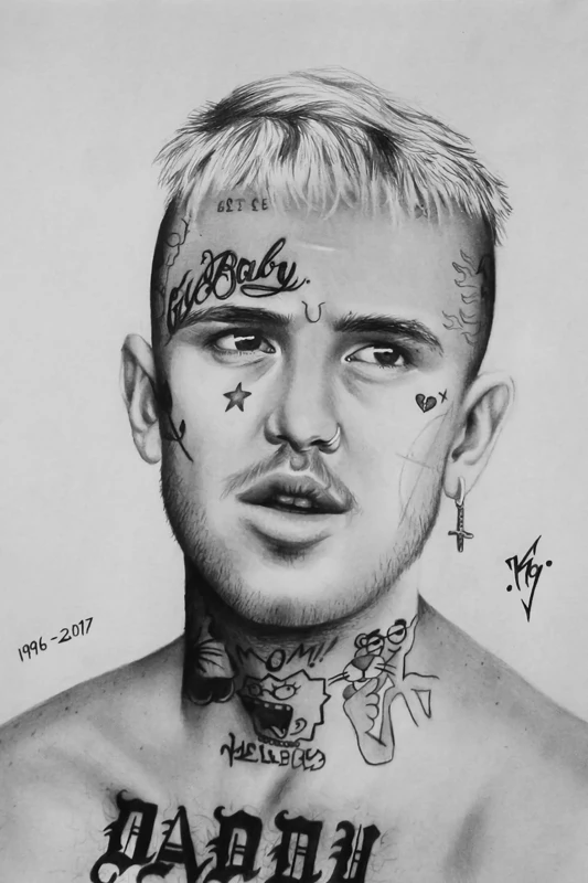 Lil Peep Music Raper холст живопись современные декоративные настенные картины для гостиной плакаты и принты искусство без рамки - Цвет: CL1015