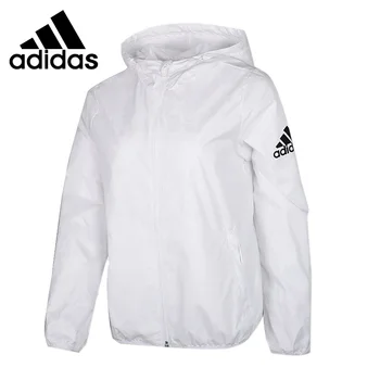 

Original New Arrival Adidas WB EMBOSS FEM Women's jacket Hooded Sportswear