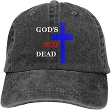

God's Not Dead Sports Denim Cap Adjustable Unisex Plain Baseball Cowboy Snapback Hat