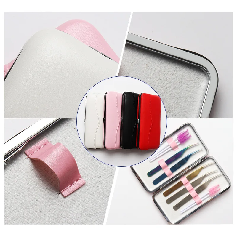 1Pcs Professional Makeup Eyelash Tweezers Bag Eye Lash Extension Tweezers Case Cosmetic Tool Storage Box For Tweezer Kit OEM 1Pcs Professional Makeup Eyelash Tweezers Bag Eye Lash Extension Tweezers Case Cosmetic Tool Storage Box For Tweezer Kit OEM
