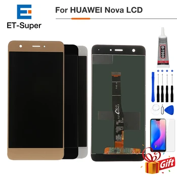 

For Huawei Nova LCD Display Touch Screen Digitizer Assembly With Frame CAN-L11 CAN-L01 Screen Replacement+Tools+Glue+Glass