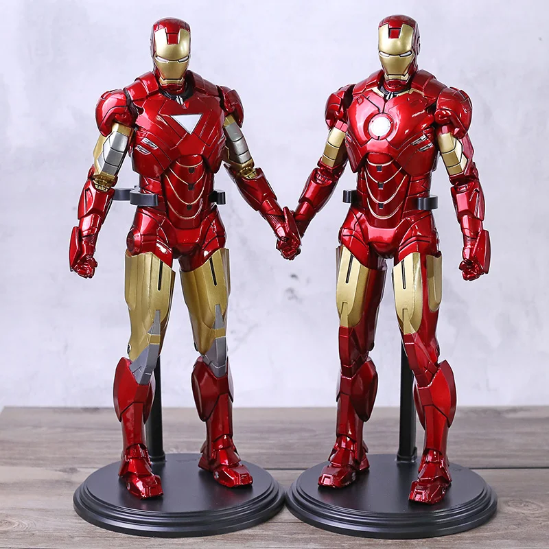 Железный человек Mark4 фигурка 1/6 масштаб окрашенная Фигурка Железный человек MK6 ПВХ Фигурки Brinquedos аниме