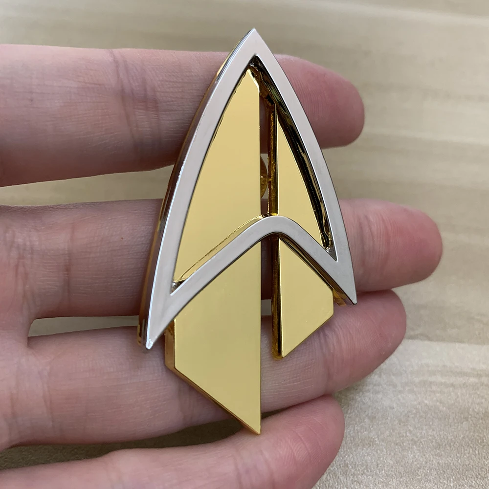Admiral JL Picards Ein Stern Rank Pips Die Nächste Generation Communicator Pin