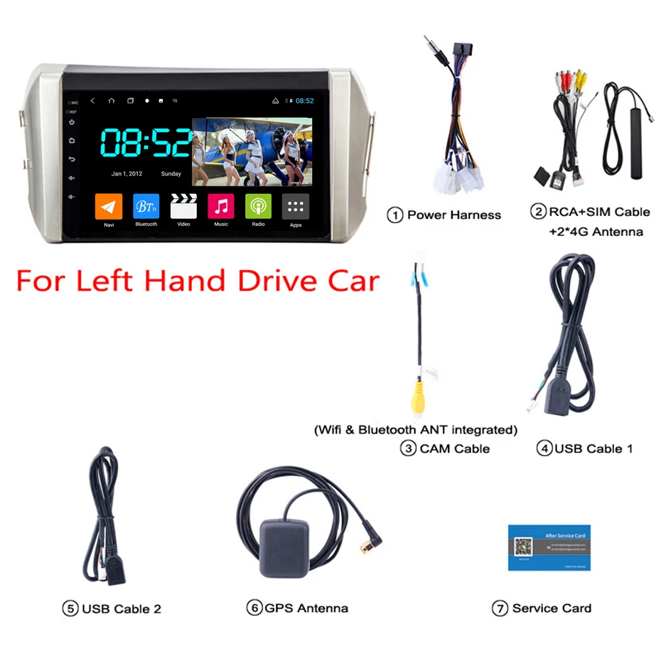 Android 8,1 автомобильный DVD 1din мультимедийная система Navi для Toyota innova- LHD Автомобильный gps навигатор головное устройство BT SWC wifi