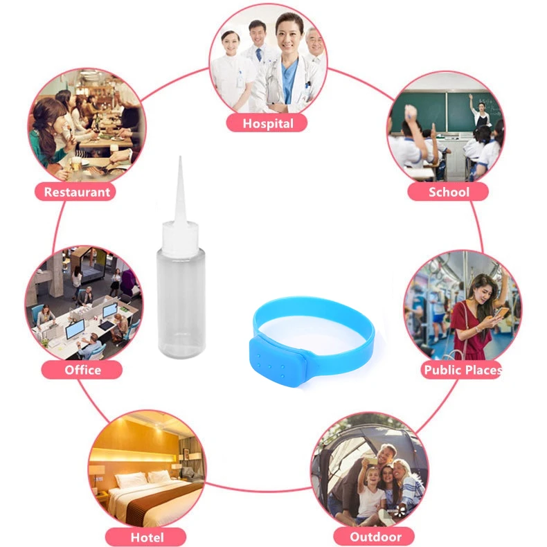 1PC Portable Silicone 10ml Disinfectant Wristband Hand Sanitizer Bracelet+Bottle For Hand Sanitizer Sunscreen Mosquito Repellent 1PC Portable Silicone 10ml Disinfectant Wristband Hand Sanitizer Bracelet+Bottle For Hand Sanitizer Sunscreen Mosquito Repellent