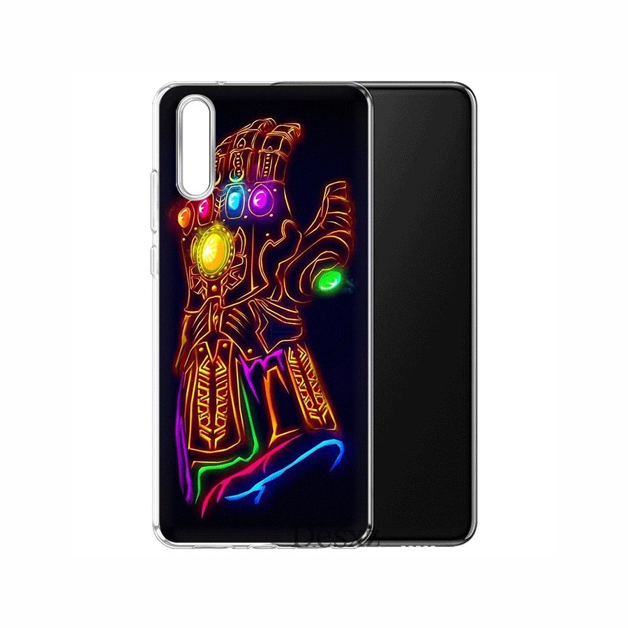Чехол для телефона для Huawei Honor 6a 6C 7A 8 8X8 9 9X10 вид 20 Lite рro играть в твердом переплете с героями комиксов Марвел, танос Бесконечность - Цвет: H2