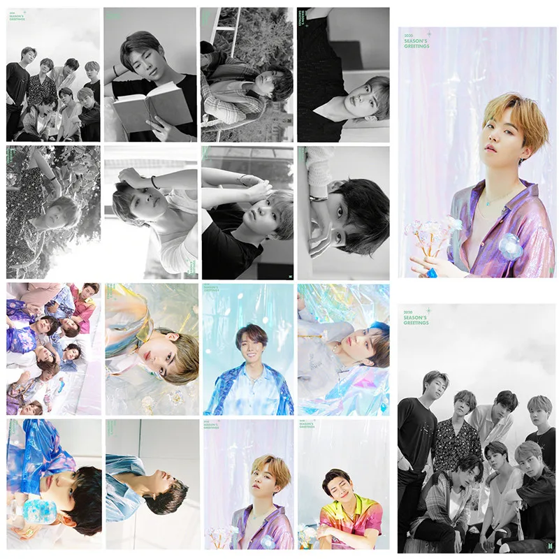16 шт./компл. KPOP Bangtan Boys карта души Persona се поздравление предварительный просмотр режет Фотокнига ЛОМО карта мальчик с Luv