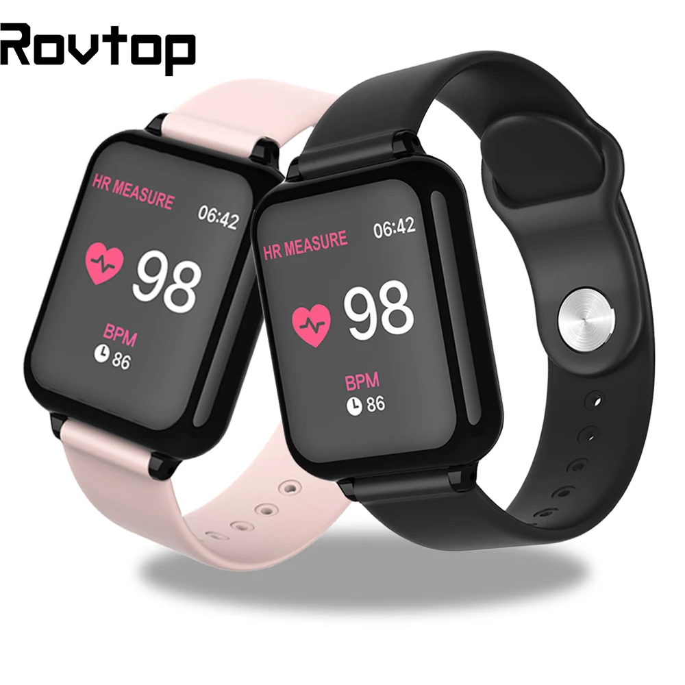 

Bluetooth Smartwatch Sport Watch B57 Wrist Watch Blood Pressure Watch For Men Women Waterproof Watches Pedometer Smart Wristband