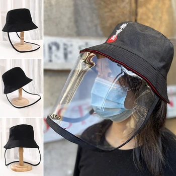 

Transparent Protective Cap Anti Multi-function Protective Face Mask Shield Hat Anti-fog Saliva Anti Infection Eye