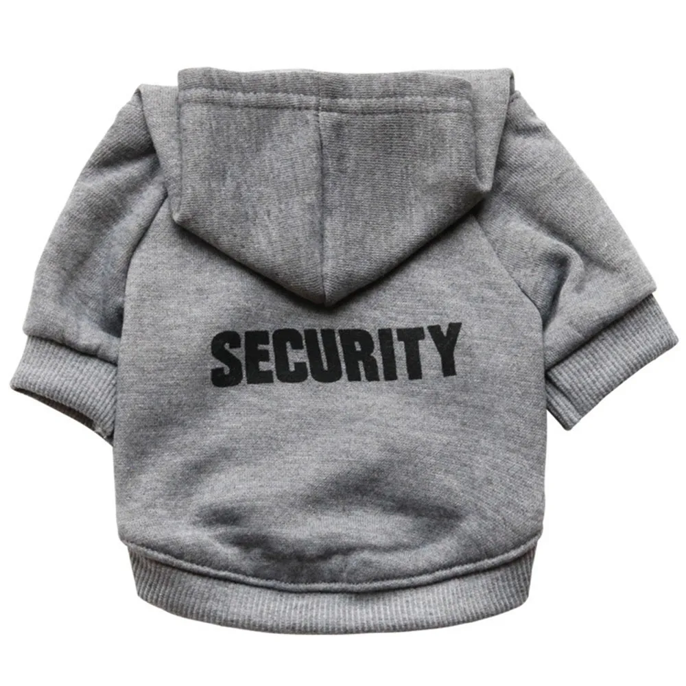 Grey 1 шт., безопасная Одежда для собак, классическая одежда для собак с капюшоном, одежда для Йорка чихуахуа, одежда для щенков для маленьких собак, осеннее пальто, куртка - Цвет: Grey