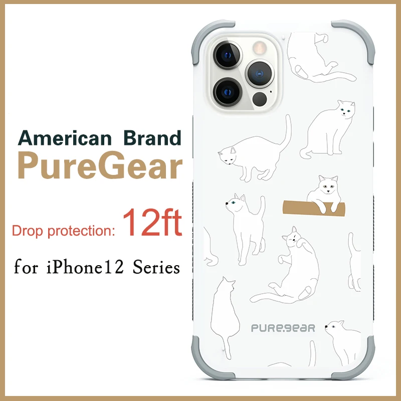 Чехол PureGear для iPhone13 Pro Max Air Armor прозрачный жесткий ударопрочный Роскошный