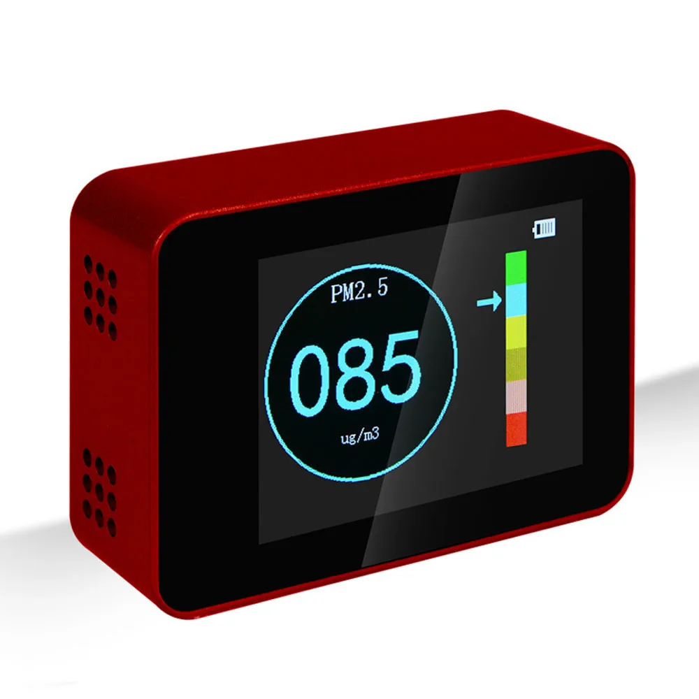 

Laser PM2.5 Gas Detector PM10 PM1.0 Gas Analyzer Portable Air Quality Monitor Gas Tester 3 Kinds Of Interface Display
