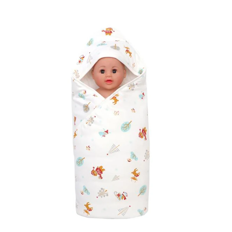 Newborn Sleeping Bag baby Wrap Swaddle blanket winter for stroller baby Infant Sleepsack cotton Printing YBC010