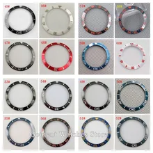 38 мм красный черный синий зеленый керамический/титановый БЕЗЕЛЬ для наручных часов вставка подходит 40 мм часы Parnis