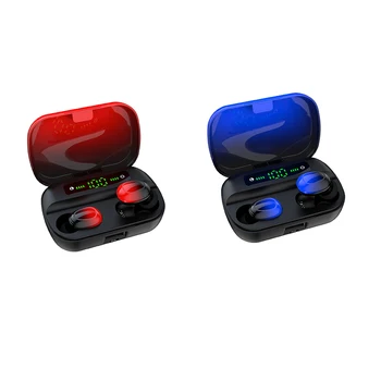 

Q82X TWS 5.0 Fingerprint Press Bluetooth Earphones HD Stereo Sport Wireless Headphones IPX7 Waterproof Headset with Dual Mic