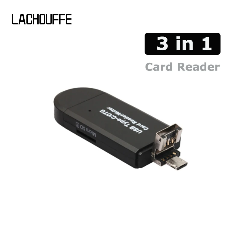 OTG/Тип-C/USB интерфейс кард-ридер Универсальный Micro usb флэш-карта памяти для чтения для Тип-C заголовки расширения читателя