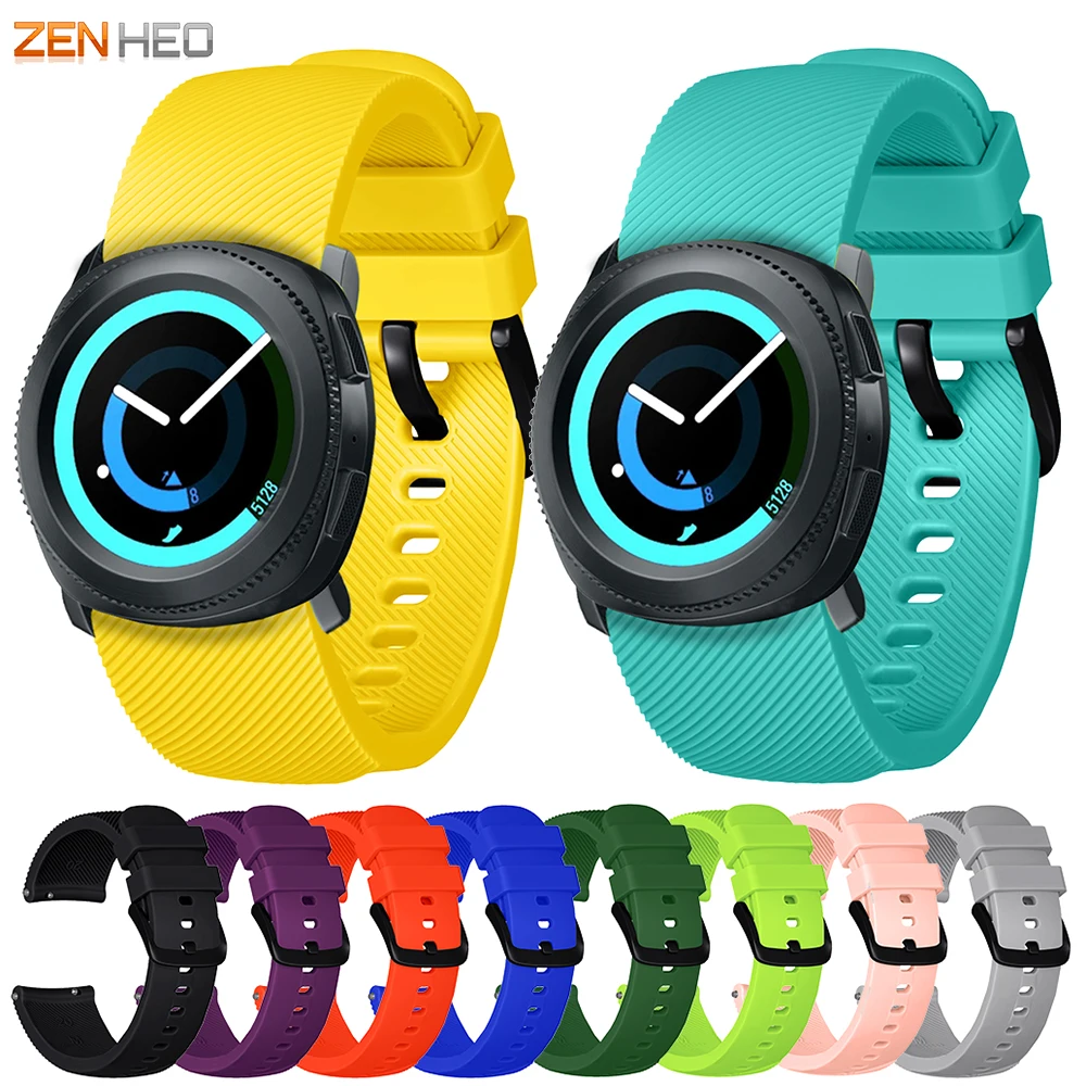 20 мм силиконовый ремешок для Samsung Gear Sport/Gear S2 классический сменный часов Galaxy Watch 42