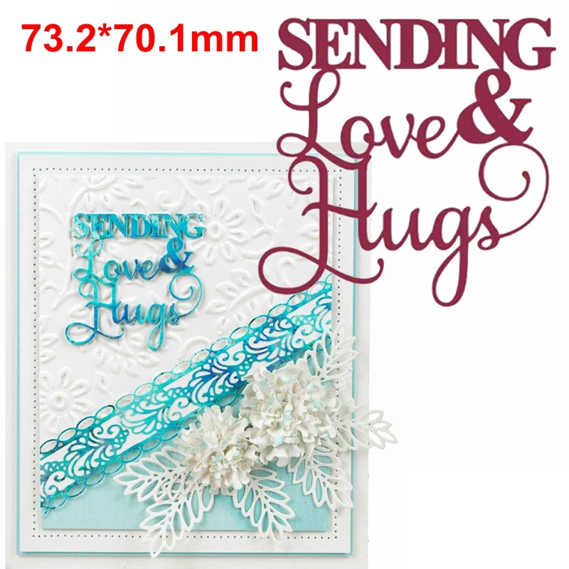 Слова и фраза металлические Вырубные штампы трафареты новые слова и фраз Вырубные штампы для изготовления открыток штампы Скрапбукинг - Цвет: 4