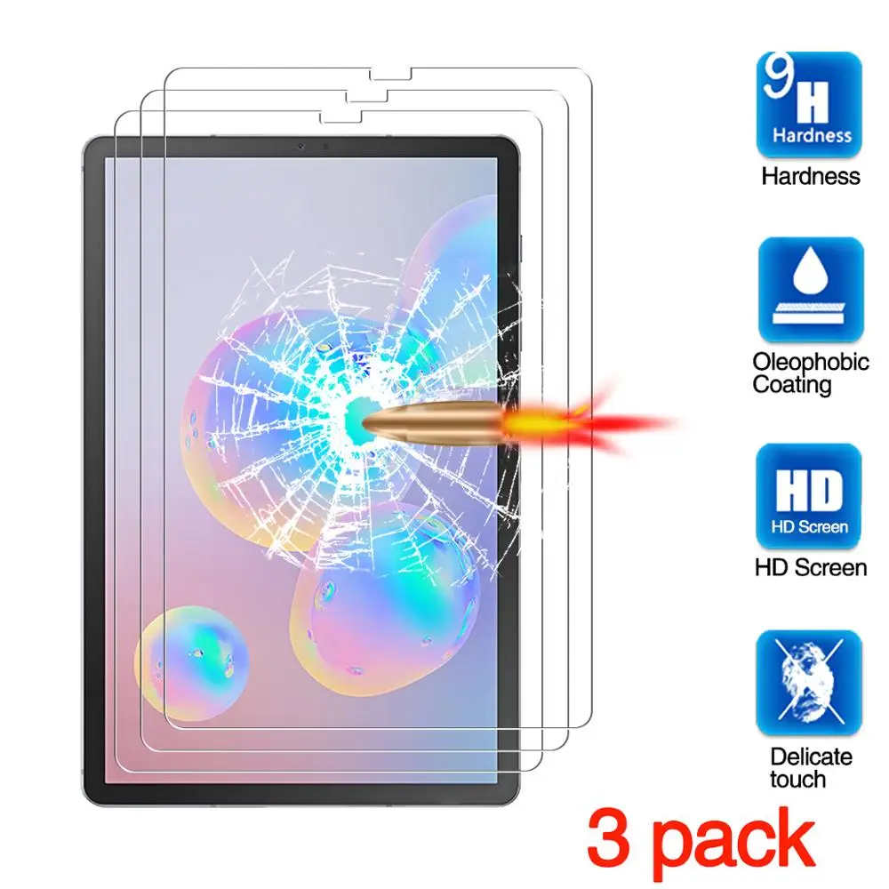 for Samsung Galaxy Tab S6 10.5 2019 SM-T860 SM-T865 Screen Protector Tablet Protective Film Anti-Scratch Tempered Glass | Компьютеры и