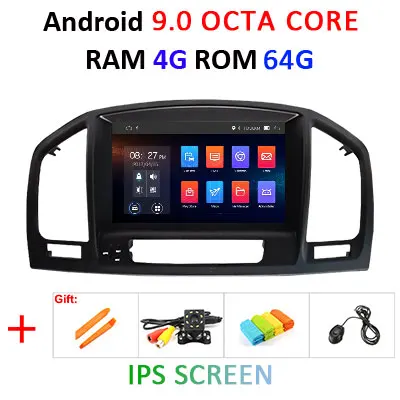 Android 9,0 DSP 4G 64G Автомобильный gps для Opel Vauxhall Insignia DVD плеер навигация Сенсорный экран Мультимедиа стереосистемы Радио Аудио ПК - Цвет: 9.0 4G 64G IPS