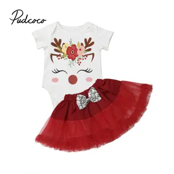 

Newborn Kids Baby Girls Clothes Set Summer 1st Birthday Unicorn Outfits Girl Costume Clothing T-shirt Tutu Dress Sets New Years