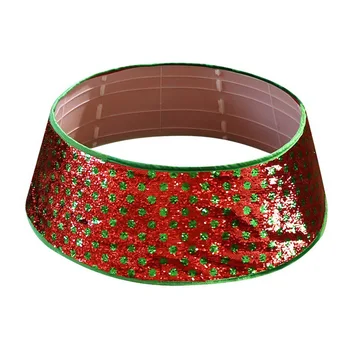 

48 Inch Christmas Tree Skirt Ornament Base Floor Accessories DIY Home Decoration Holiday Party Carpet Festive Non-woven Fabric
