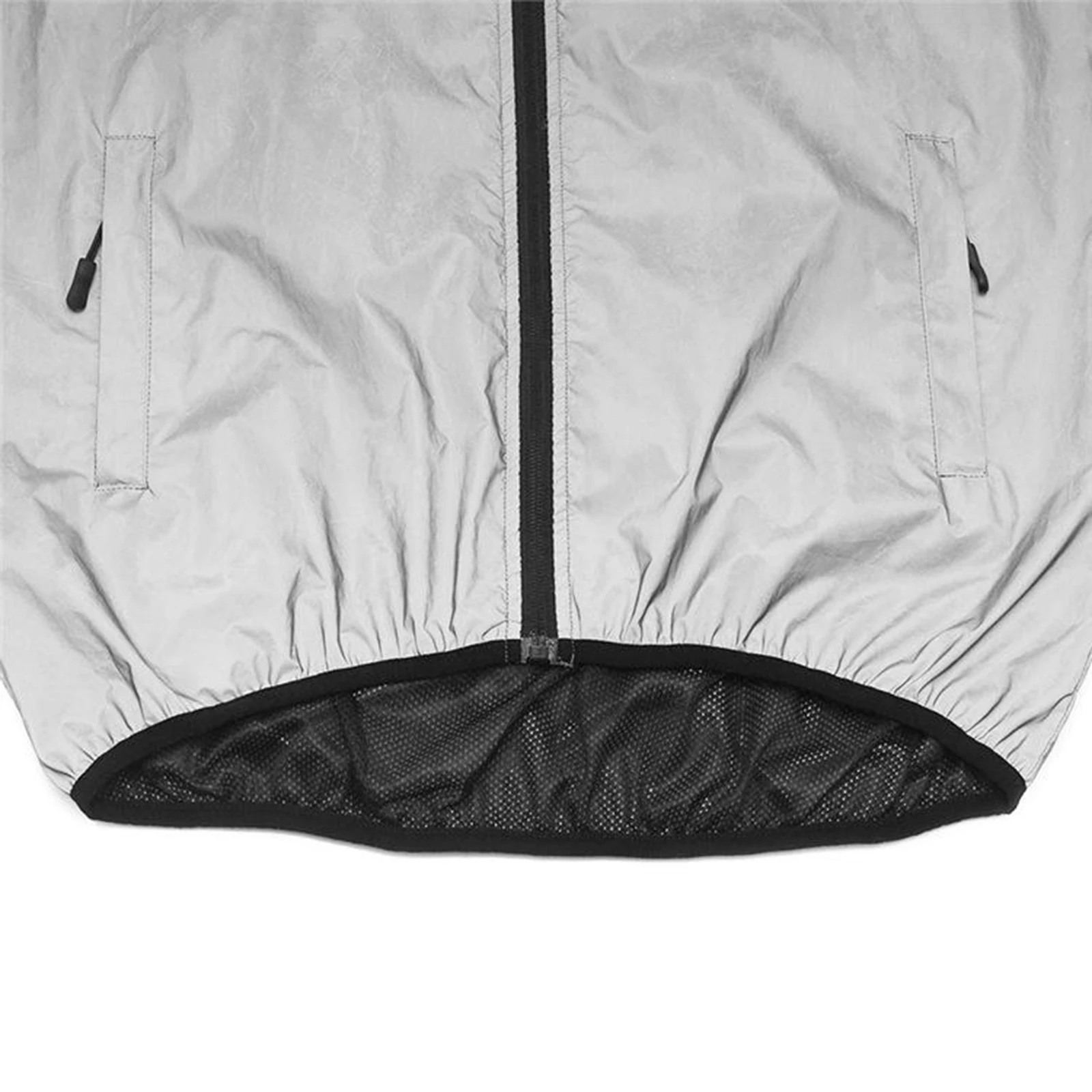 Men's Cycling Reflective Jacket Waterproof High Visibility Coat Windbreaker