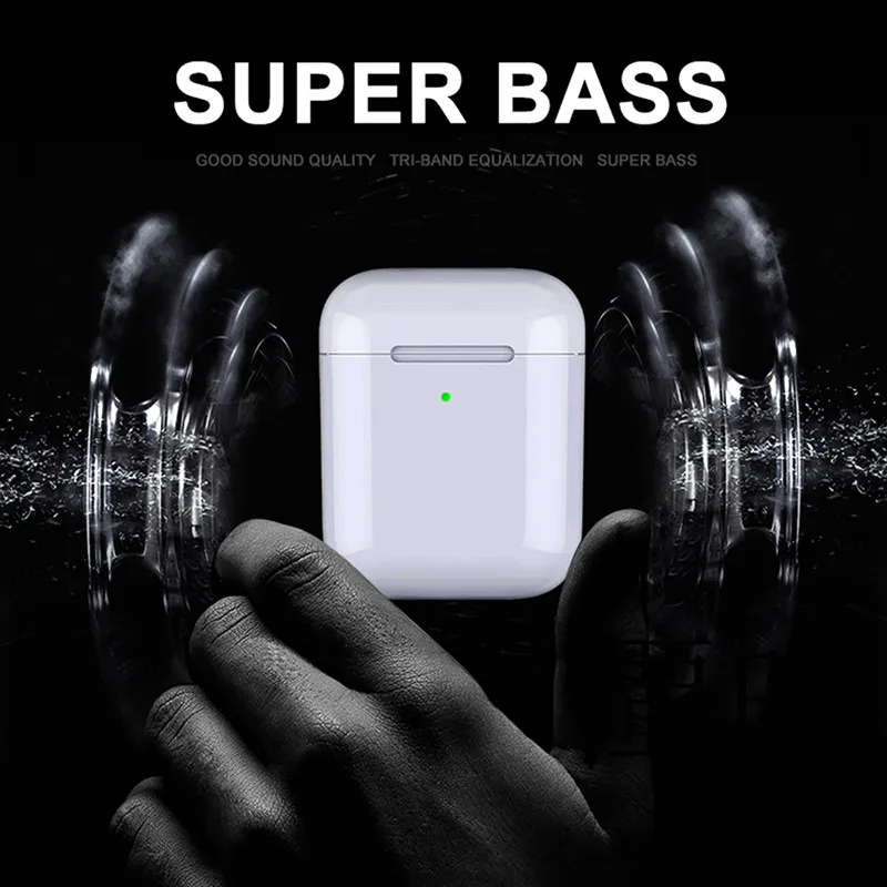 2019 newest AIrpoc 2 pro Final Version 2.0 tws 2 Real siri+Positioning +Name Change Smart Sensor Wireless charging Best version