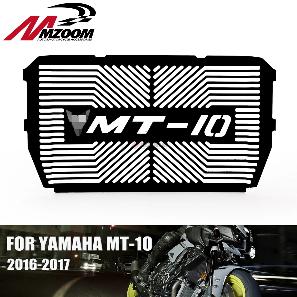 

For YAMAHA MT10 MT-10 MT 10 2016-2017 Motorcycle Accessories Water Tank Net Radiator Guard Grille Protector Grille Grill Cover