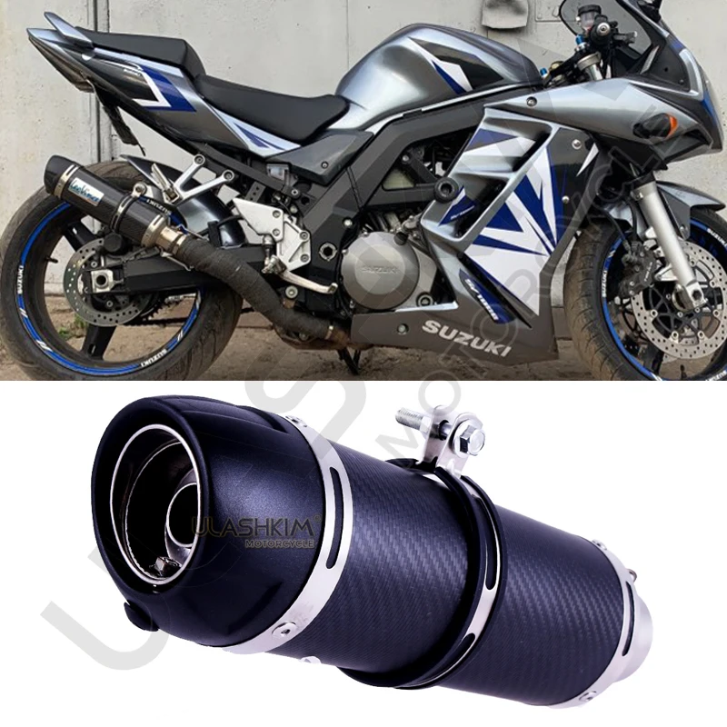 36~51mm E-mark Universal Motorcycle Slip on Exhaust Muffler for 150cc ~ 350cc All Motorbike Dirt Bike Muffler Db Killer - Image 2