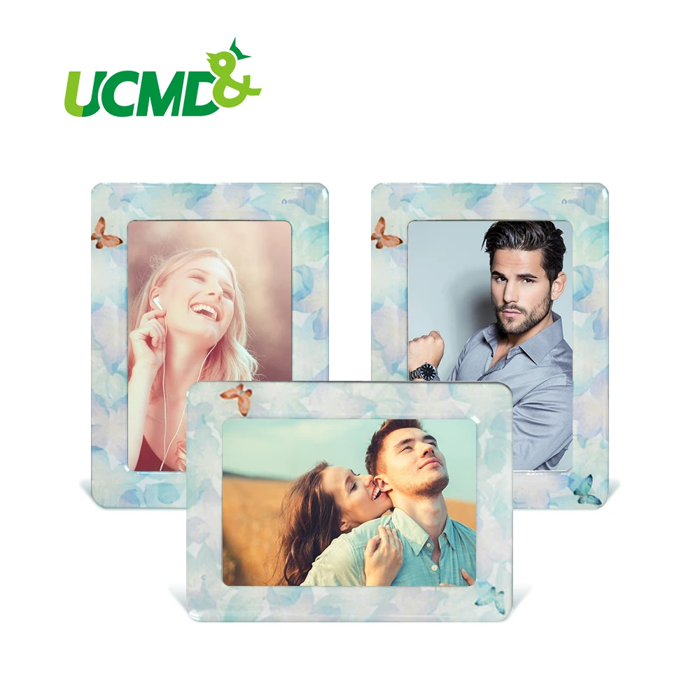 

11.8*16 cm Magnetic Picture Frame Lovely Magnetic Fridge Photo Frame Sticker For Painting Picture Poster File Home Office Decor