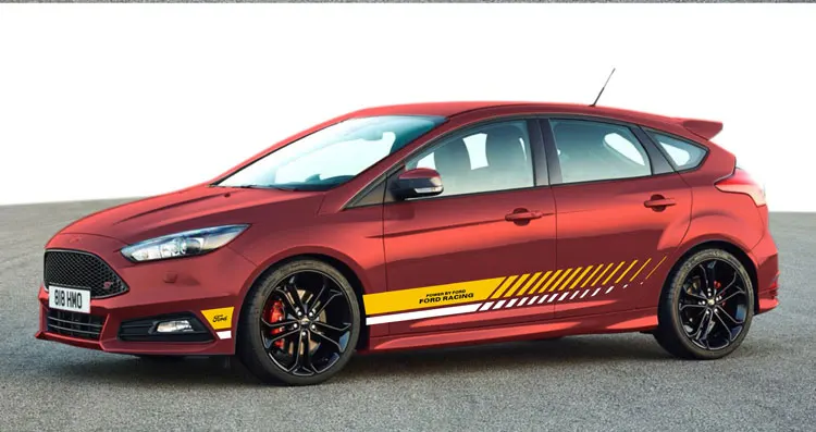 Спортивные полоски наклейки для автомобилей Ford 2013- Focus машинная обе стороны тела Range Rover Sport авто наклейки
