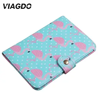 

Travel PU Card Holder Protector Cover Wallet Eye Map Mini Women Clutch