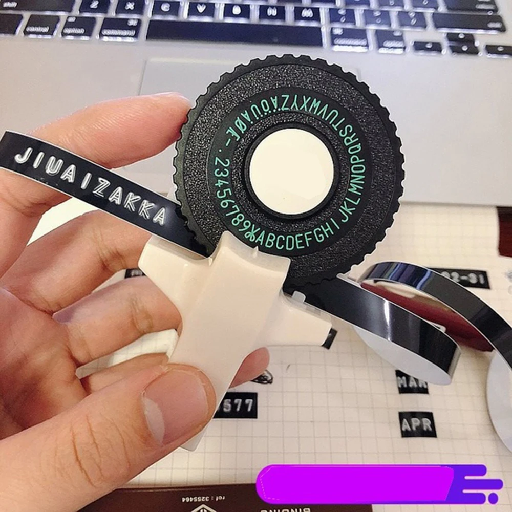 3D Ручная маркировочная машина портативная скульптура СЕМЬЯ DIY тиснение для офиса мини печать для пластика портативная записная книжка