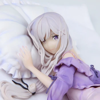 

Re Zero Emilia Sleeping Action Figures PVC Collectible Model Toy Doll F1850