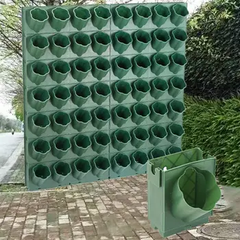 

Plant Root Growing Box Plant Pot Three-dimensional Box Flower Wall Planter Trough Vertical Greening Wall-mounted Flowerpot