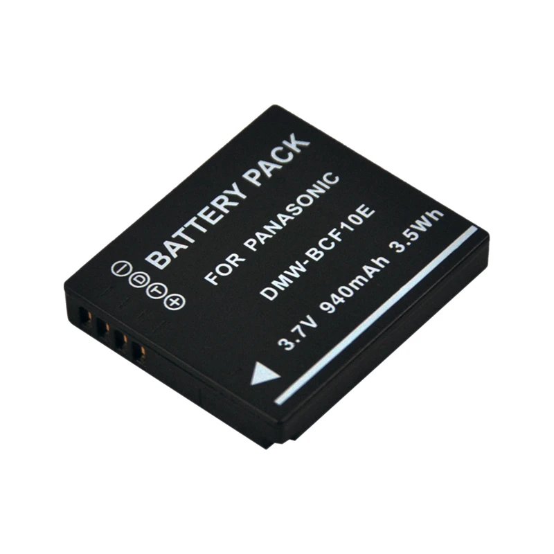 DMW-BCF10 DMW-BCF10E BCF10 BCF10E CGA-S106 CGA-S009 Battery for Lumix DMC-TS2 DMC-TS3 DMC-TS4 DMC-F3 DMC-FH1 DMC-FH20 DMC-FH22. |