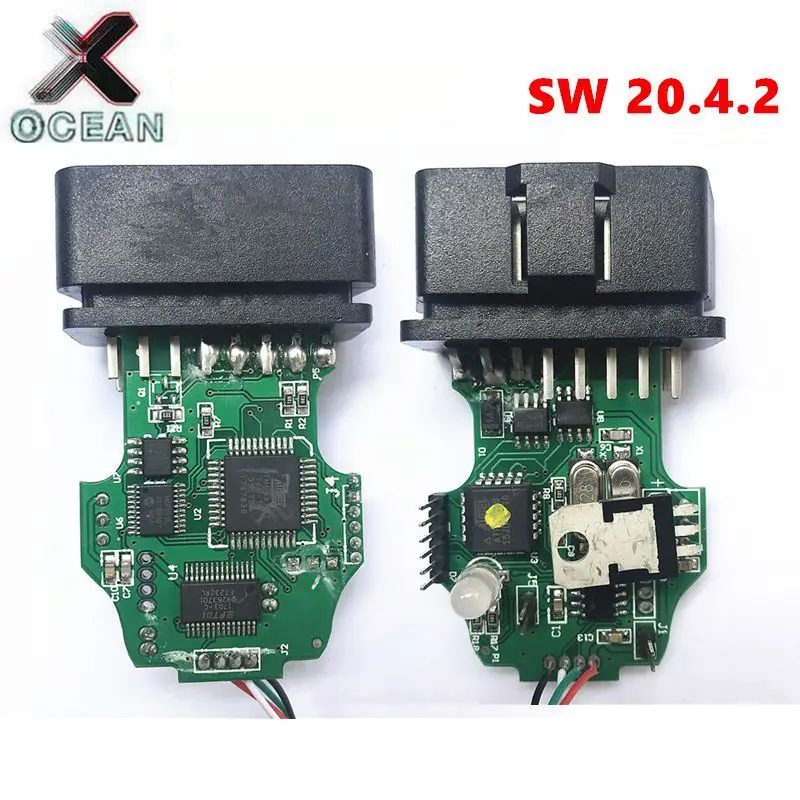 

20.4.2 Diagnostic Cable 1st Green PCB ATMEGA162 MCP2515 FTDI FT232RL ATMEL740 Chip 1st SW 20.4 FW 19.6.1 OBD2 USB Interface