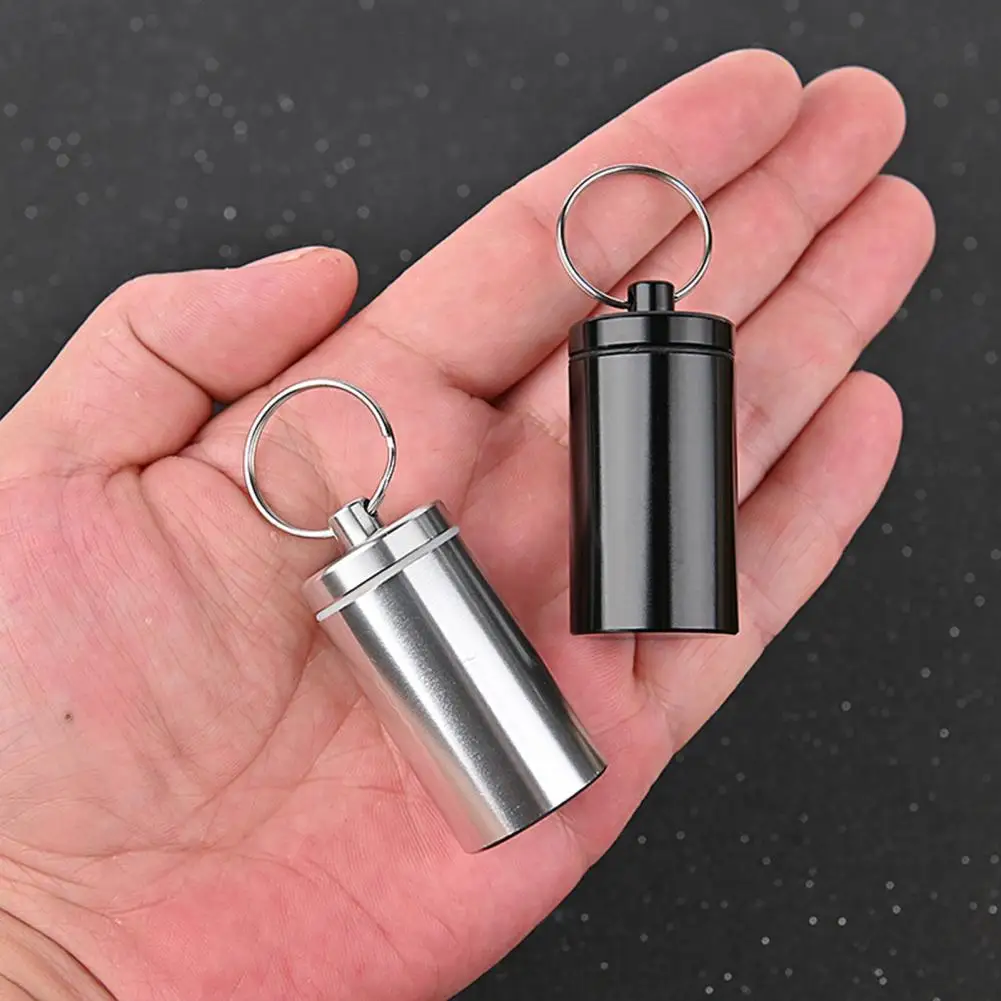 Pill Keychain Medicine Box Case Water-proof Tablet Dispenser Organizer Daily Using Small Pocket | Красота и здоровье