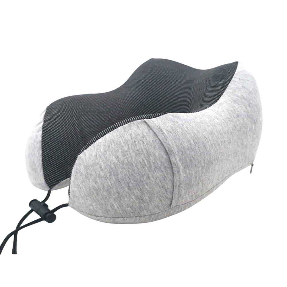 U-образные подушки для шеи с эффектом памяти, медленное восстановление пространства, подушка для путешествий, постельные принадлежности, шейный затылочный медицинский - Цвет: C7