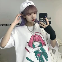 Best Offers Goth Streetwear Short Sleeve Top Tee Female Kawaii y2k mujer gothic kpop shirt футболка Harajuku Print Black Crop Women T-shirts Best Offers Goth Streetwear Short Sleeve Top Tee Female Kawaii y2k mujer gothic kpop shirt футболка Harajuku Print Black Crop Women T-shirts