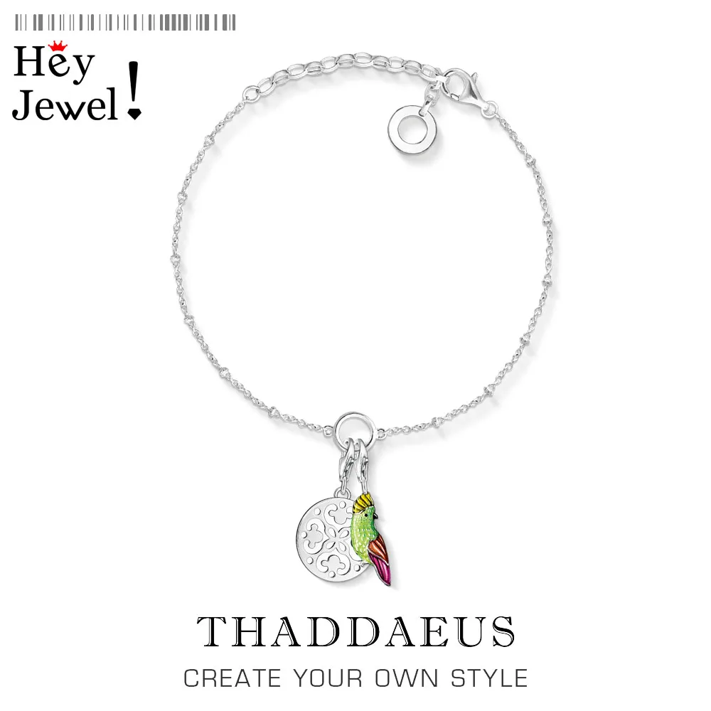 Красочные попугай очаровательные туфли лодочки с филигранными браслеты 2020 звено