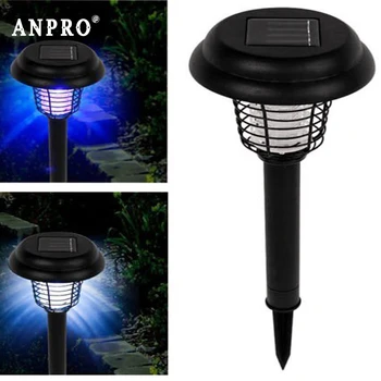 

Anpro LED Solar Lamp Lawn Light Anti Mosquito Bug Zapper Waterproof Sensor Control Outdoor Yard Garden Lamp