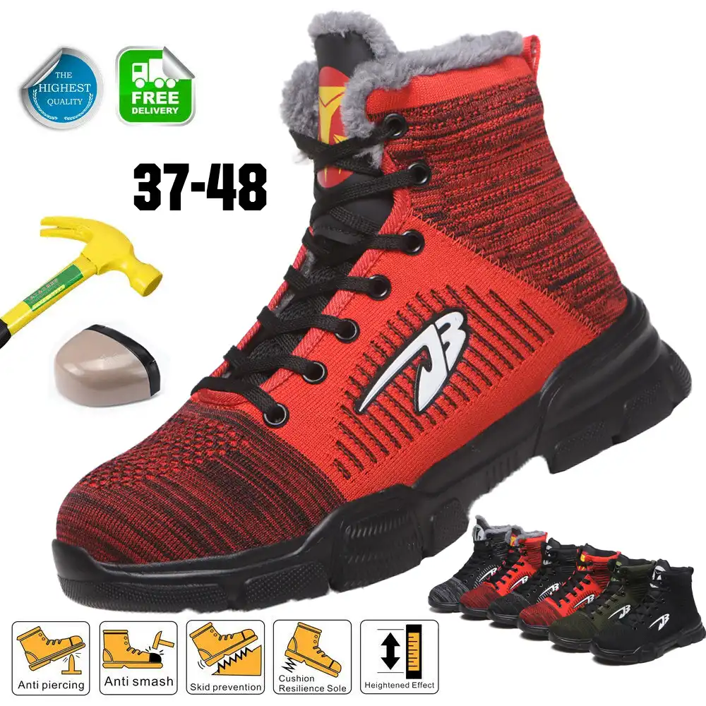 breathable mesh work boots