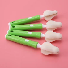 Детские щетки для бутылочек чистящие гаджеты для бутылочек детская специальная щетка губка бутылки с ручкой детская Чистящая посуда