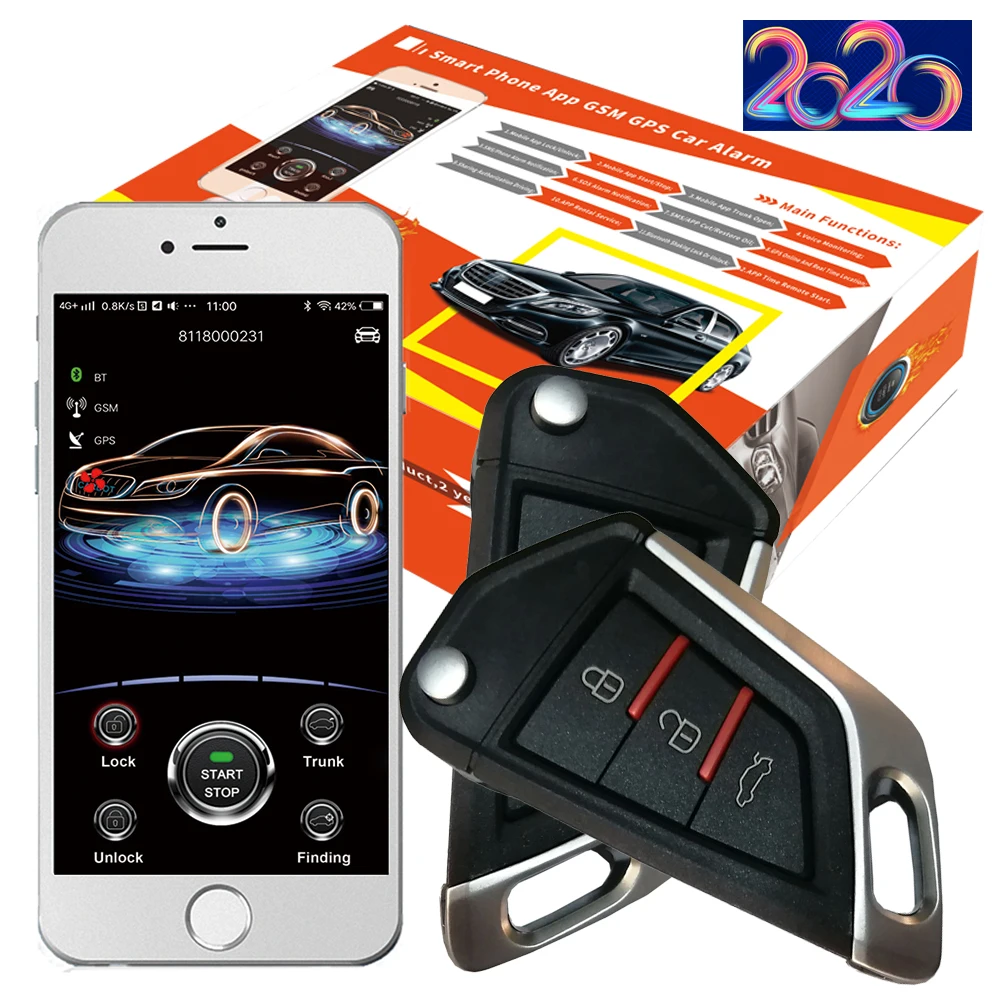 

Cardot Cheap Gsm Gps Remote Engine Starter Start Stop Keyless Entry Pke Car Sysyem